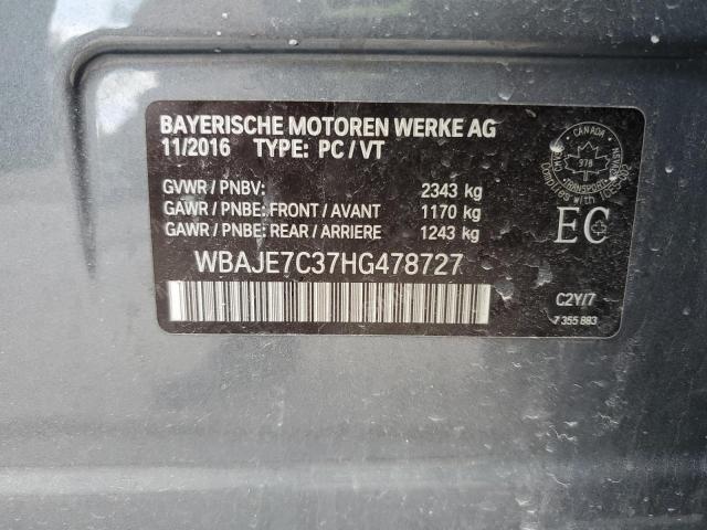 2017 BMW 540 XI WBAJE7C37HG478727