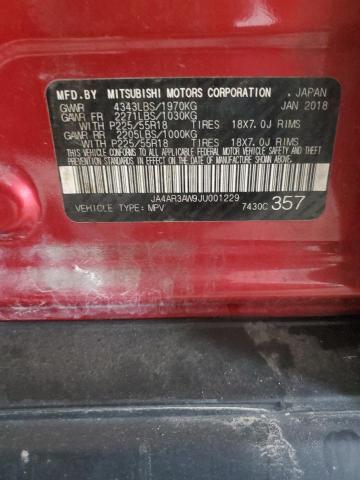 2018 MITSUBISHI OUTLANDER - JA4AR3AW9JU001229