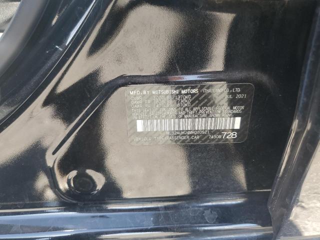 2021 MITSUBISHI MIRAGE ES ML32AUHJ4MH010521