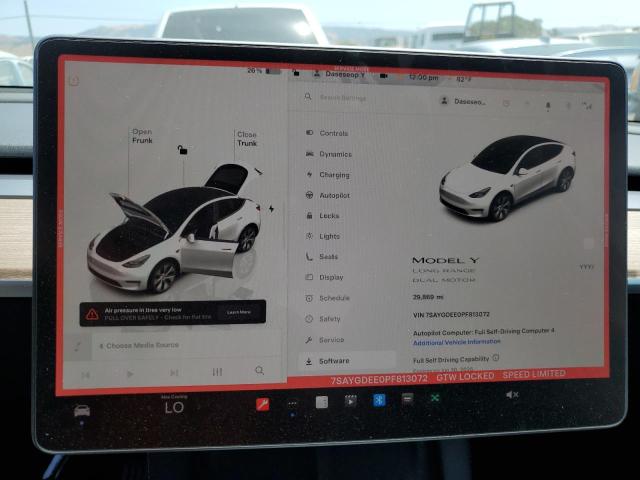 2023 TESLA MODEL Y - 7SAYGDEE0PF813072