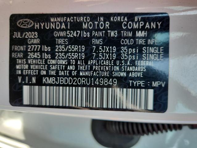 2024 HYUNDAI TUCSON SEL KM8JBDD20RU149849