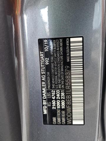 2020 MERCEDES-BENZ C 300 4MAT WDDWF8EB1LR558379