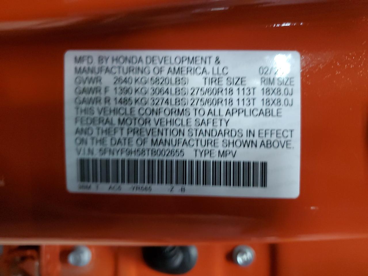 HONDA PASSPORT TRAIL SPORT