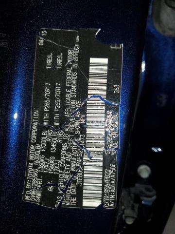 2015 TOYOTA 4RUNNER SR JTEBU5JR4F5251473