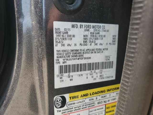 2015 FORD EXPEDITION - 1FMJU1HT4FEF30220