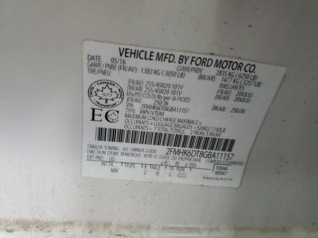 2016 FORD FLEX LIMIT 2FMHK6DT8GBA11157