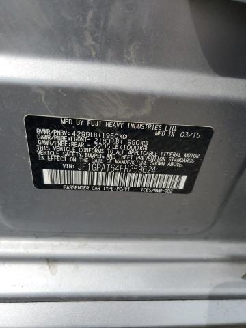 2015 SUBARU IMPREZA SP JF1GPAT64FH259624