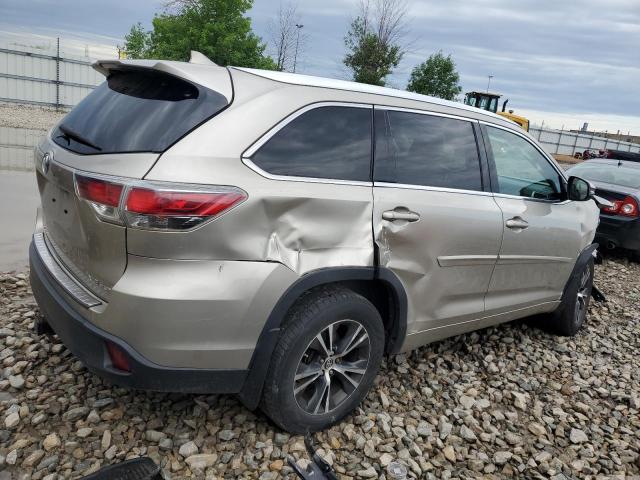 Vin: 5tdjkrfh4gs226632, lot: 60907305, toyota highlander xle 20163