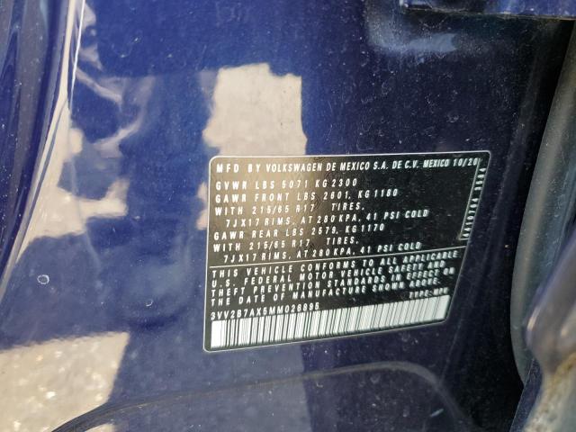 2021 VOLKSWAGEN TIGUAN SE - 3VV2B7AX5MM026895