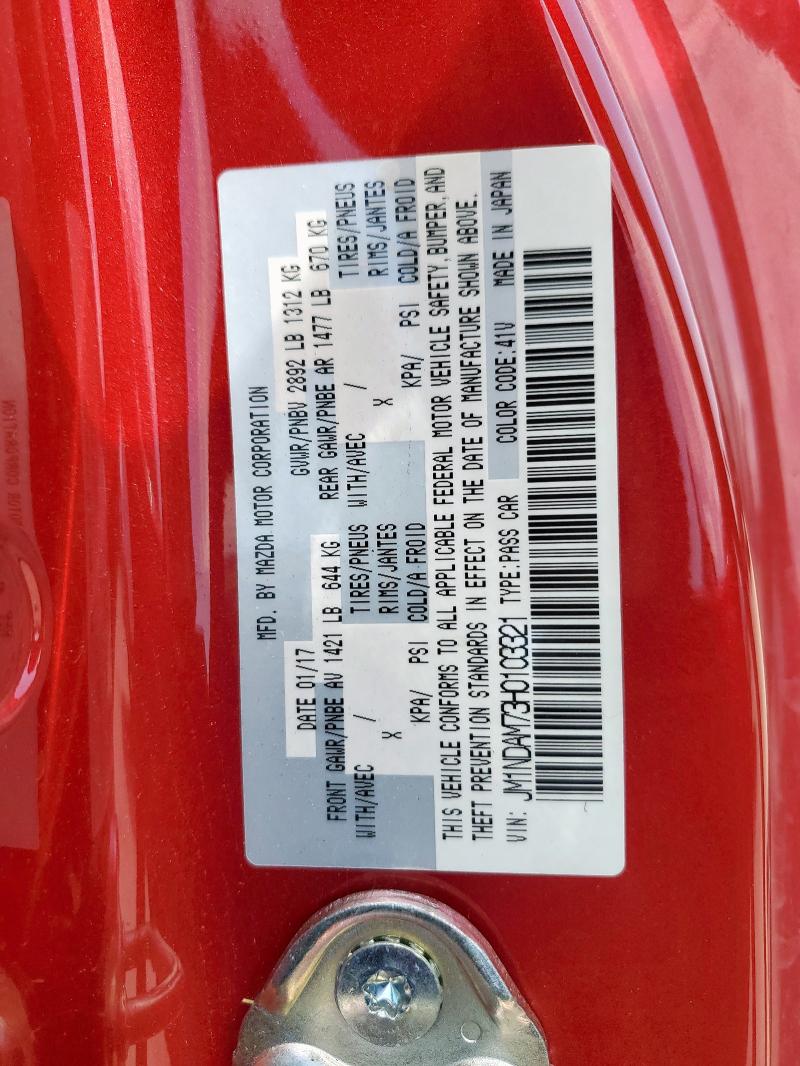 2017 MAZDA MX-5 MIATA - JM1NDAM73H0103321
