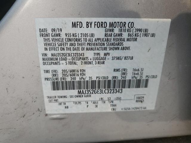 2020 FORD ECOSPORT S - MAJ3S2GE3LC323343
