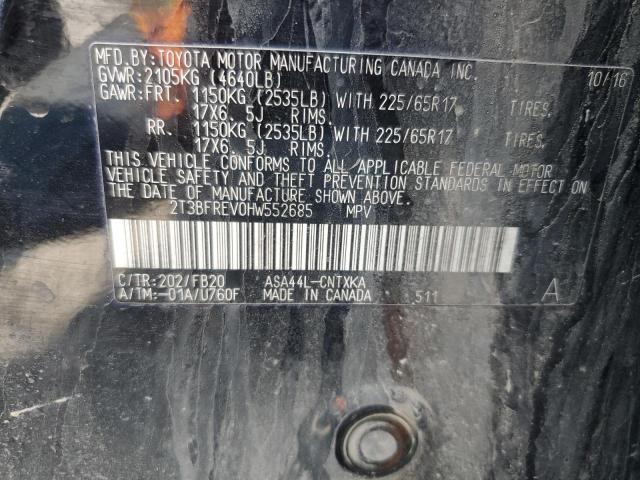 2017 TOYOTA RAV4 LE - 2T3BFREV0HW552685