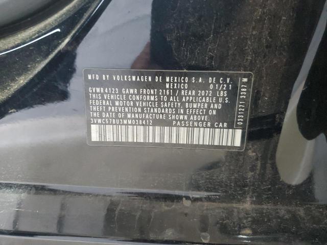 2021 VOLKSWAGEN JETTA S - 3VWC57BU3MM038412