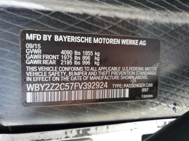 2015 BMW I8 - WBY2Z2C57FV392924