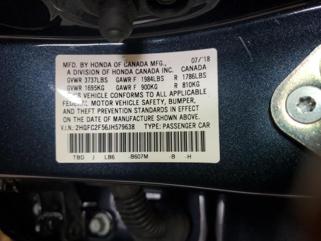2018 HONDA CIVIC LX - 2HGFC2F56JH579638