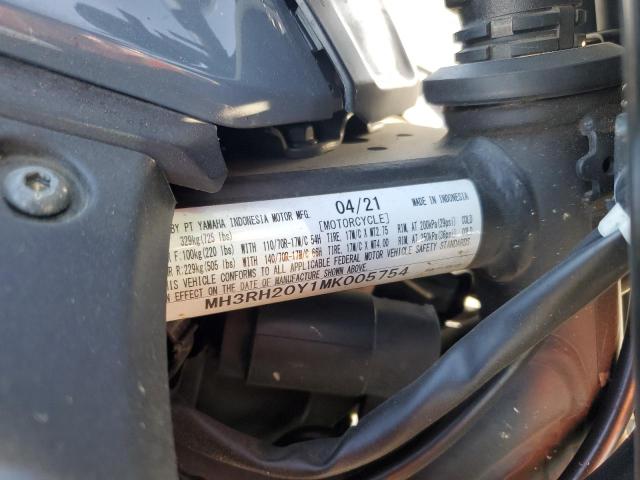 2021 YAMAHA MT-03 MH3RH20Y1MK005754