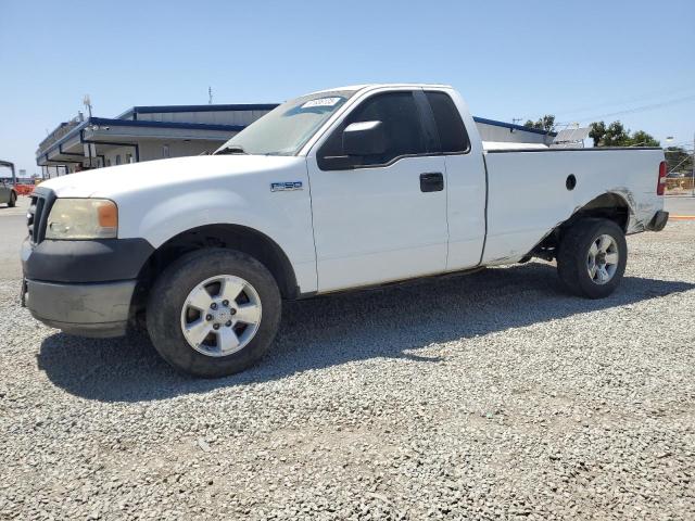 FORD F150 2005 white  gas 1FTRF12255NB53669 photo #1