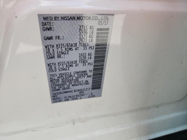 2017 NISSAN PATHFINDER #3290227211