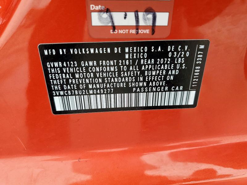 2020 VOLKSWAGEN JETTA S - 3VWCB7BU2LM049277