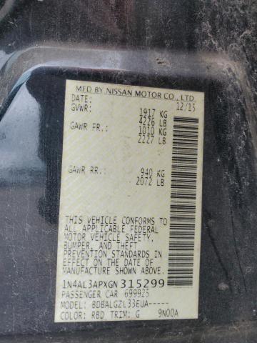 2016 NISSAN ALTIMA 2.5 - 1N4AL3APXGN315299