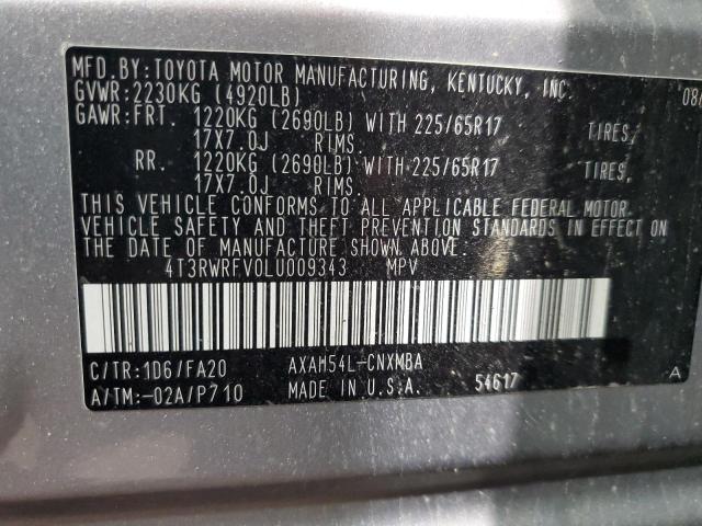 2020 TOYOTA RAV4 XLE - 4T3RWRFV0LU009343