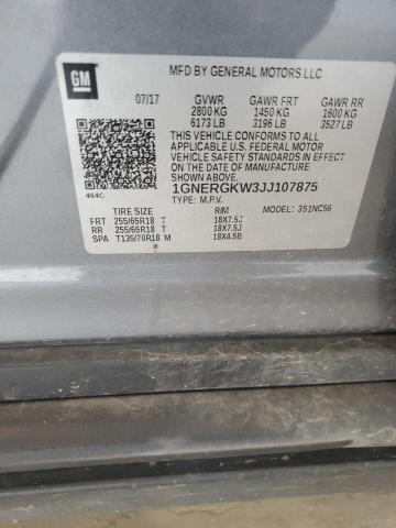 2018 CHEVROLET TRAVERSE L 1GNERGKW3JJ107875