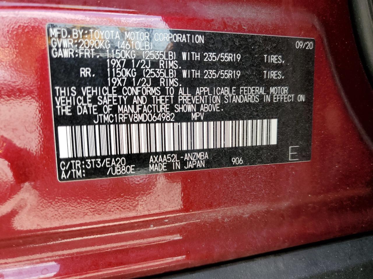 TOYOTA RAV4 XLE PREMIUM