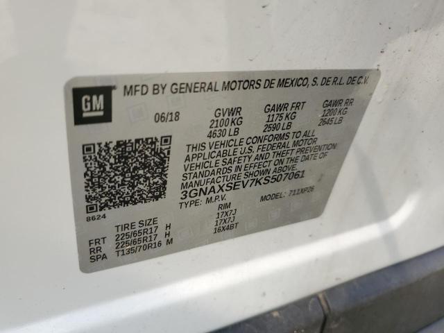 2019 CHEVROLET EQUINOX LS - 3GNAXSEV7KS507061