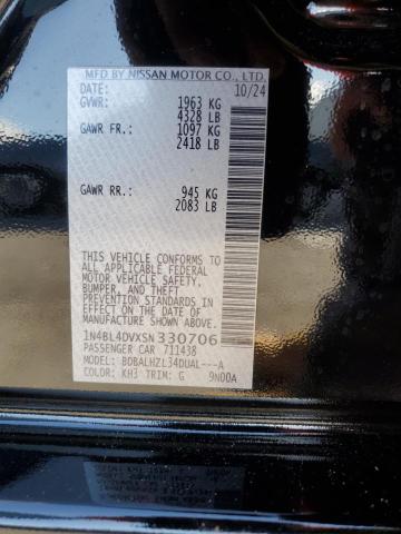 2025 NISSAN ALTIMA SV 1N4BL4DVXSN330706