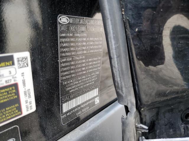 2022 LAND ROVER RANGE ROVE SALWR2SE3NA204273
