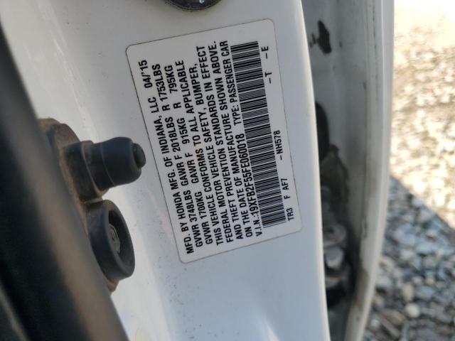 2015 HONDA CIVIC LX 19XFB2F55FE060018