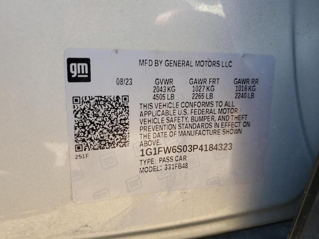 2023 CHEVROLET BOLT EV 1L 1G1FW6S03P4184323