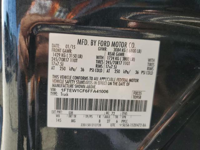 2015 FORD F150 SUPER - 1FTEW1CF6FFA41006
