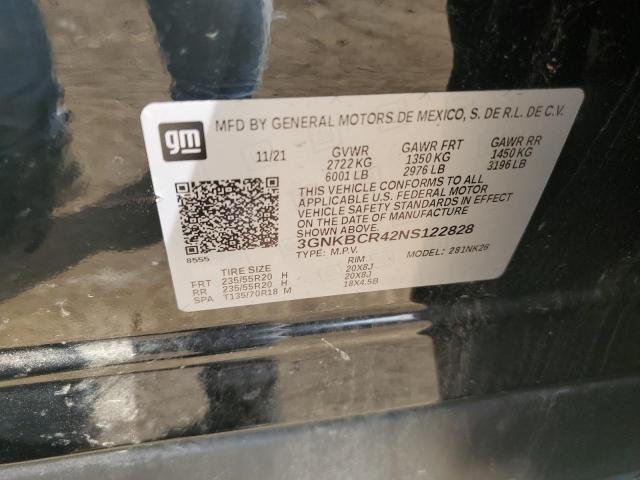 3gnkbcr42ns122828 - 2022 Chevrolet blazer 2lt - #61915725