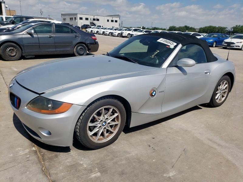 BMW Z4 2.5 2004 silver converti gas 4USBT33544LS49425 photo #1