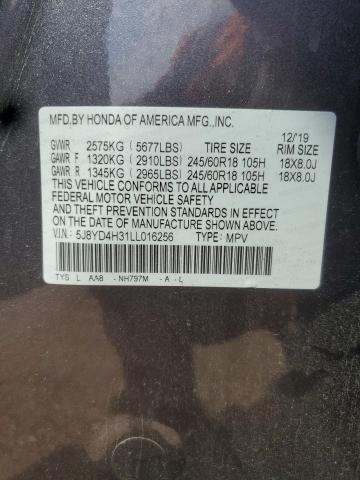2020 ACURA MDX - 5J8YD4H31LL016256