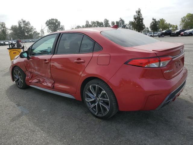 TOYOTA COROLLA SE 2020 red  gas 5YFS4RCE0LP056670 photo #3