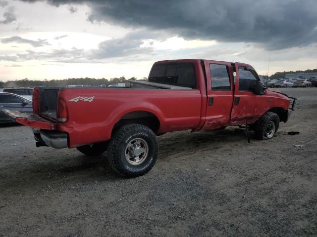 FORD F350 SRW S 2000 red  diesel 1FTSW31F2YED81361 photo #4