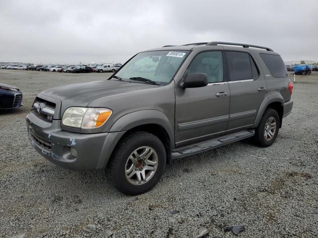 TOYOTA SEQUOIA SR 2005 gray  gas 5TDZT34A25S243834 photo #1