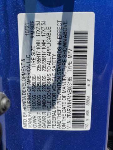 2022 HONDA CR-V SE 7FARW1H74NE003185