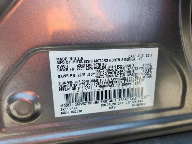 2015 MITSUBISHI OUTLANDER - 4A4AP4AU1FE007486