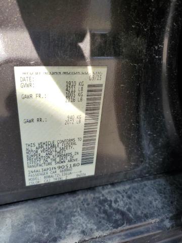 2015 NISSAN ALTIMA 2.5 - 1N4AL3AP1FN905180