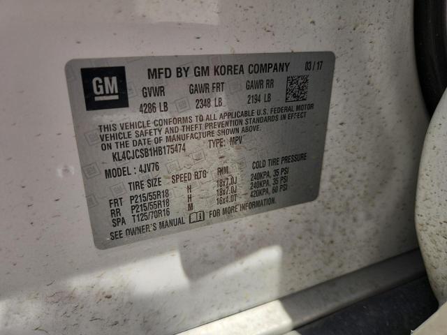 2017 BUICK ENCORE ESS - KL4CJCSB1HB175474