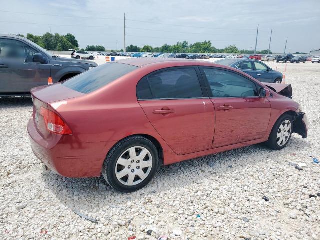 HONDA CIVIC LX 2008 burgundy  gas 1HGFA16598L118883 photo #4