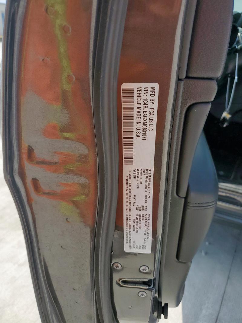 2021 JEEP GRAND CHER - 1C4RJEAGXMC831071