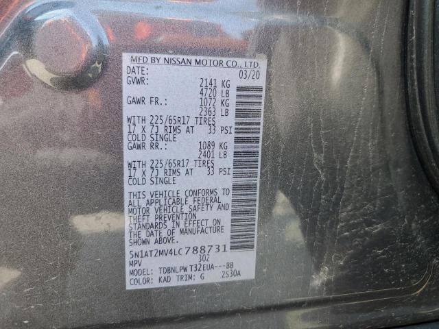 2020 NISSAN ROGUE S - 5N1AT2MV4LC788731