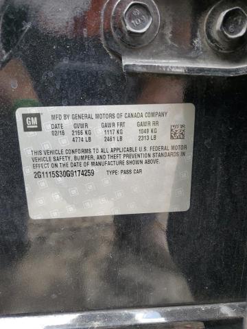 2016 CHEVROLET IMPALA LT - 2G1115S30G9174259