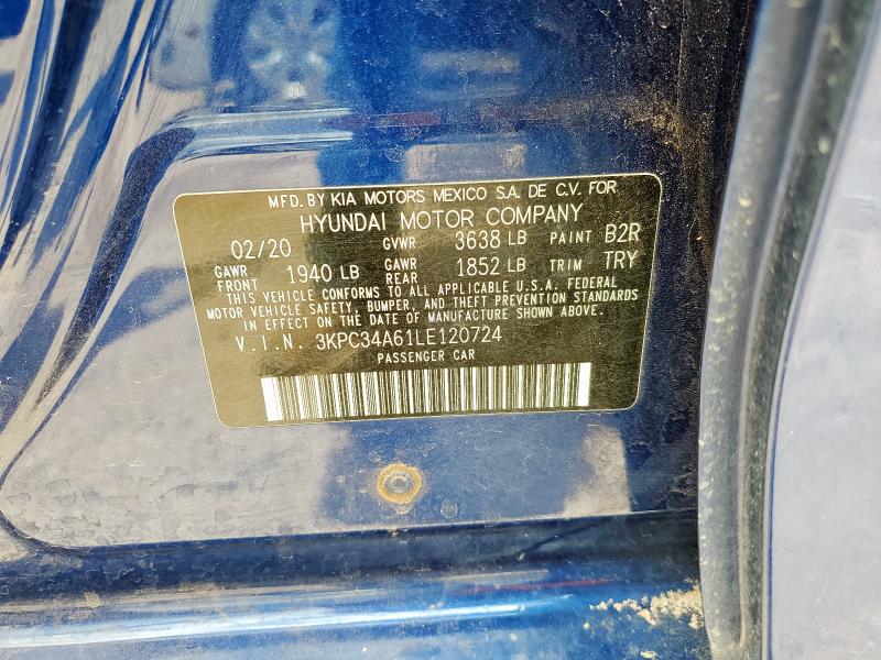 2020 HYUNDAI ACCENT LIM - 3KPC34A61LE120724