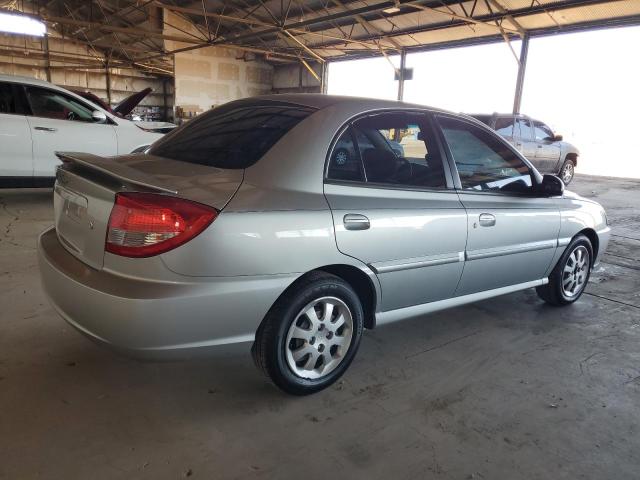 KIA RIO 2004 silver  gas KNADC125746326479 photo #4