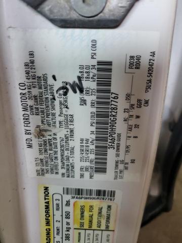 2016 FORD FUSION SE - 3FA6P0H90GR287767